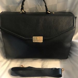 Brahmin black briefcase.